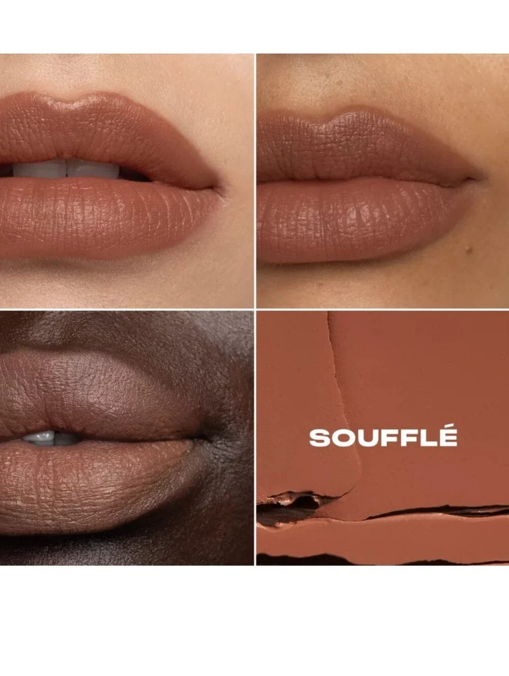 Morphe Lip Filter Hydroplump Soft Matte Lipstick Shade: Soufflè (soft caramel)